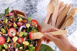 Дървени прибори, wooden cutlery