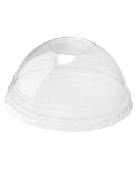 Капак DL94 W за РЕТ чаша, тип Бомбе без отвор,  95 мм,  за система 2/1  -  50 бр