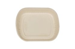 Био кутия от пулп без деления с РР капак,  модел M/W129,  8х50 бр / 400 бр.