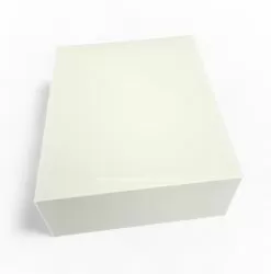 Картонена кутия за  торта БЯЛА  ВИСОКА,  32*32*12 см  - 25 бр / 75 бр..