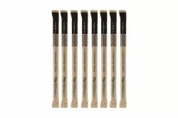 4 слойни единично опаковани ХАРТИЕНИ  ЧЕРНИ  сламки  21 см / Ø8 мм - 500 бр./ 5000 бр. В ПРОМОЦИЯ