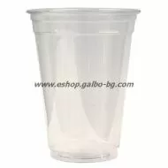 Прозрачна (РЕТ) чаша 9 oz Висока (250 мл) диаметър ф80 мм 1000 бр
