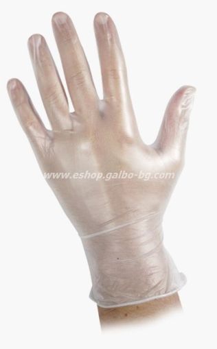Ръкавици за еднократна употреба ВИНИЛ без талк, 100 бр. М