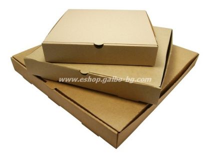 Кутия за пица КРАФТ  24*24*3,5 см - 100 бр