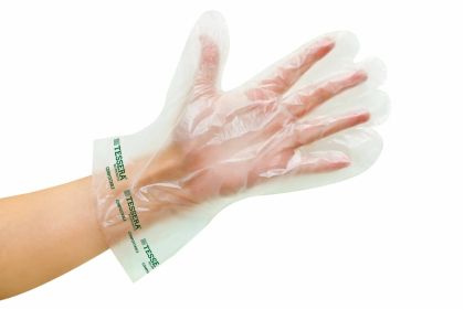 Биоразградими ръкавици за еднократна употреба PLA - 100 бр., размер М