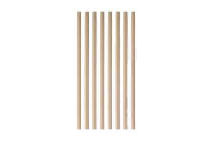 Хартиени сламки КРАФТ, Ø8 мм 21 см  8х500 бр FSC MIX