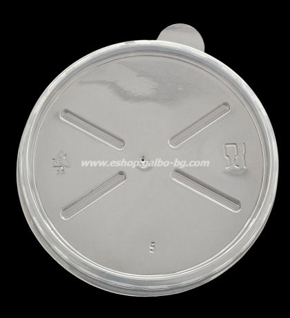 Капак ф114  за картонени RIPPLE купи 400 мл и 570 мл,  50 бр/1000 бр