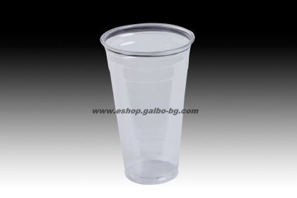 Прозрачна (РЕТ) чаша 20 oz - диаметър ф95 (500 мл) - 1000 бр