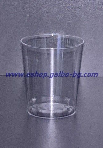 Прозрачна (PS) чаша за шот 20 мл - 50 бр / 1000 бр