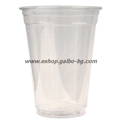 Прозрачна (РЕТ) чаша 9 oz Висока (250 мл) диаметър ф80 мм 1000 бр