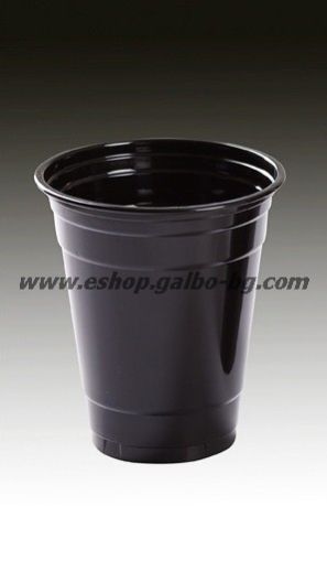 Черна (РЕТ) чаша 12 oz (300/350 мл) 50 бр