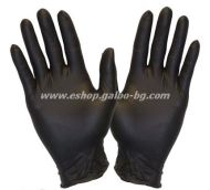 Ръкавици за еднократна употреба ВИНИЛ ЧЕРНИ  100 бр. XL