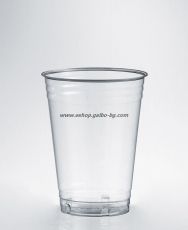 БИО прозрачна чаша PLA 9 оз - 250 мл,В ПРОМОЦИЯ  висока,100% Compostable