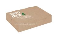 Картонена кутия  GREEN LINE за гофрети и палачинки  22*18*5 см  25/400 бр