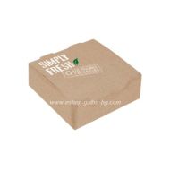 Картонена кутия за храна GREEN LINE за картофки и апетайзери  13*13*5 см  25 бр / 450 бр