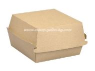 Картонена кутия за хамбургери  Крафт  10.6*11.7*9 см, 125 бр / 750 бр.
