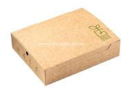 Картонена кутия за палачинки и гофрети GAIA LINE - PLASTIC FREE, 220x180x55 мм,  25 бр / 350 бр.