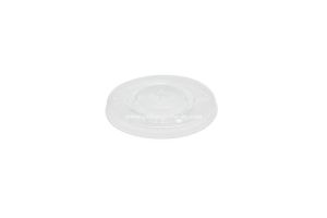 Прозрачен  капак от РЕТ  за 14 oz и 16 oz чаши за студени напитки диаметър ф90 мм с разрез за сламка - 100 бр / 2000 бр