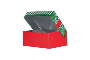 Кутия за торта Merry Christmas 19x14,5x8 cm,  129 бр