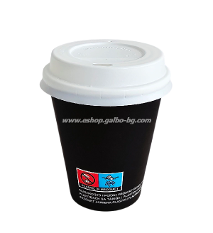 Картонена чаша 6 oz (150 мл) BLACK   50 бр / 1000 бр