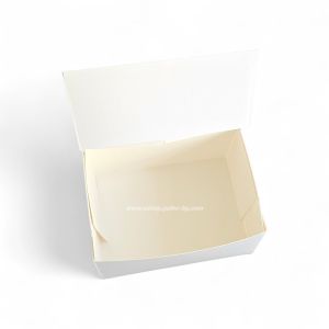 Картонена кутия за 1-2 парчета торта БЯЛА   14*10*7,5 см - 25 бр / 350 бр.