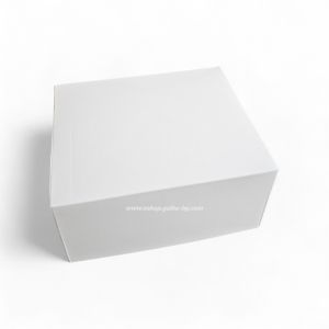 Картонена кутия за 4 парчета торта БЯЛА   16*14*8 см - 25 бр / 250 бр.