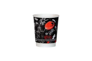 Картонена двустенна чаша 8 оз - 200 мл, COFFEE BREAK - 25 бр/ 500 бр