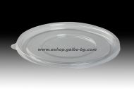 Прозрачен (РЕТ) капак за купа за салата плосък - 50 бр / 300 бр