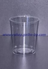 Прозрачна (PS) чаша за шот 20 мл - 50 бр / 1400 бр