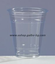 Прозрачна (РЕТ) чаша 12 oz ДЕБЕЛА  (300/350 мл) 50 бр